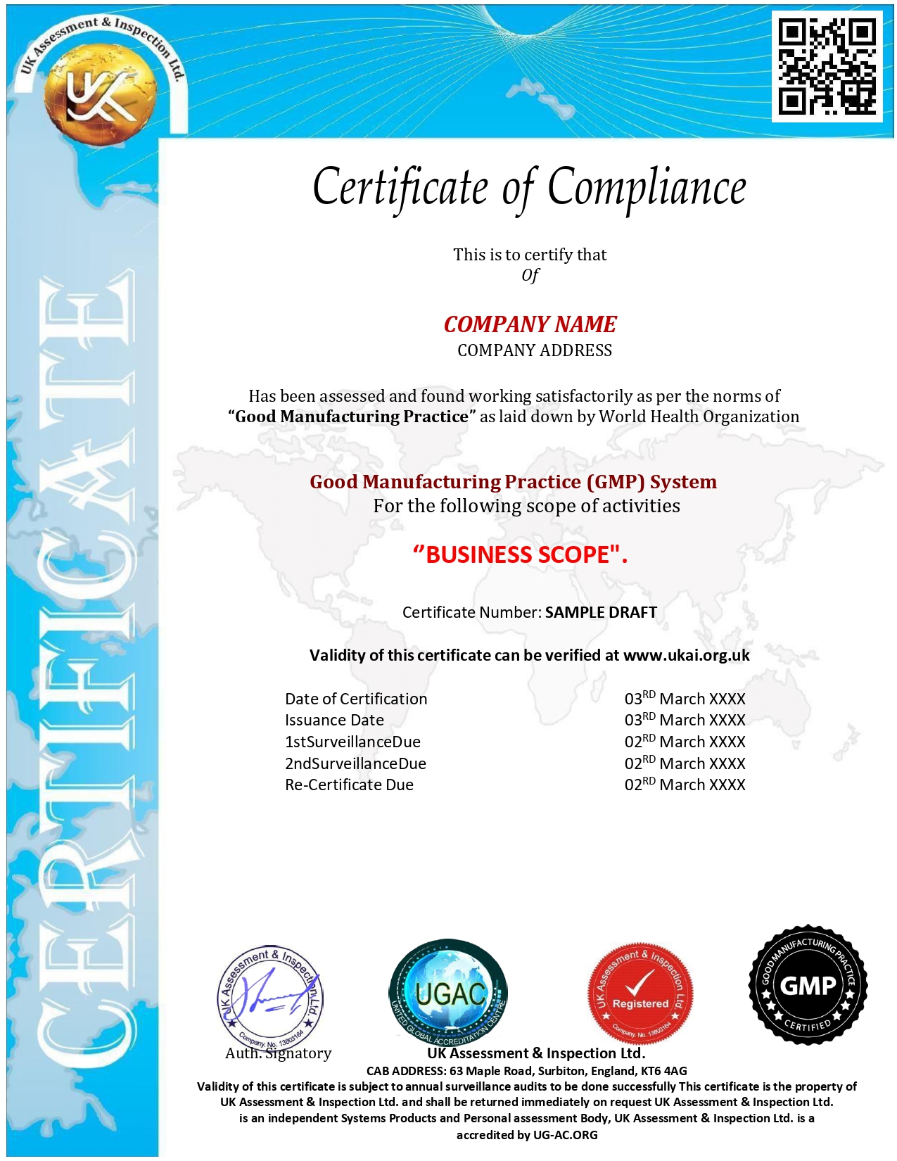 certificate-gmp